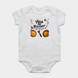 you bake the world a better place Baby Bodysuit
